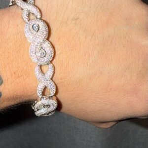 Diamond Infinity Link bracelet